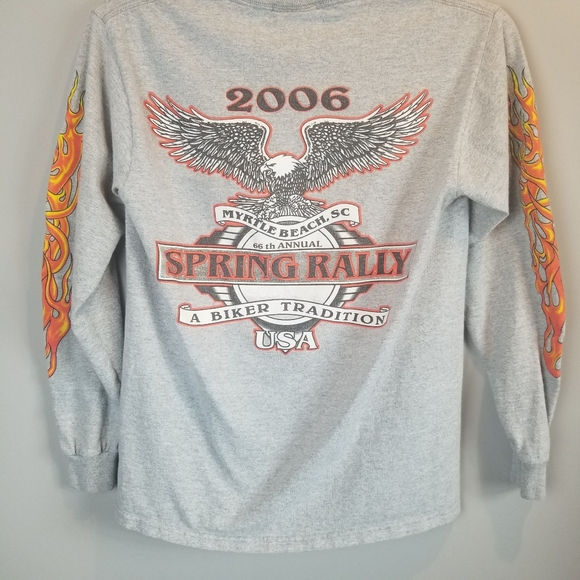 Mens Sz S Myrtle Beach Spring Rally Tee 2006 Biker - Picture 2 of 5
